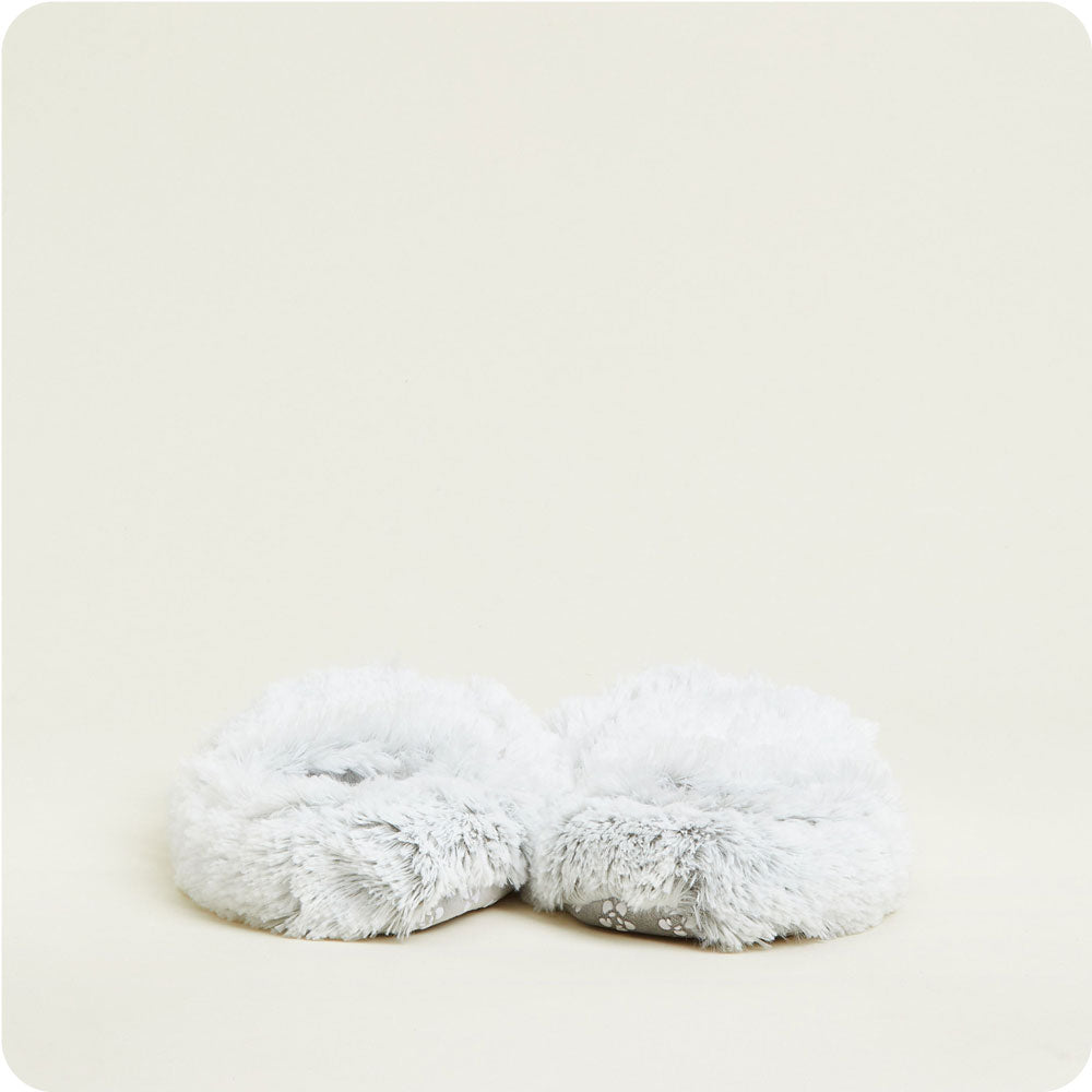 Marshmallow Gray Slippers Warmies®