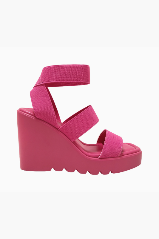 Paige Platform Sandal - Fuchsia